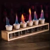 Wholesale of the same style of rainbow wine bullet cup, KTV bar small straight cup, cocktail B52 wine wild grid cup as Erma details Picture